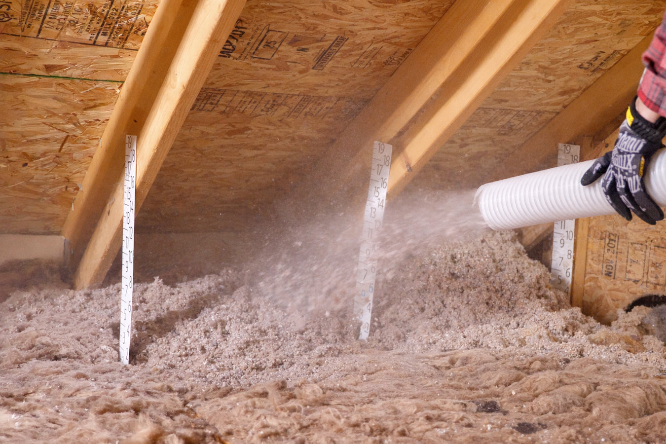 Blown-in insulation in Auburn, AL